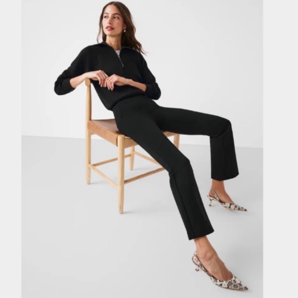 Spanx Super Smooth Perfect Fit Ponte Kick Flare Size Small Black - Picture 9 of 17